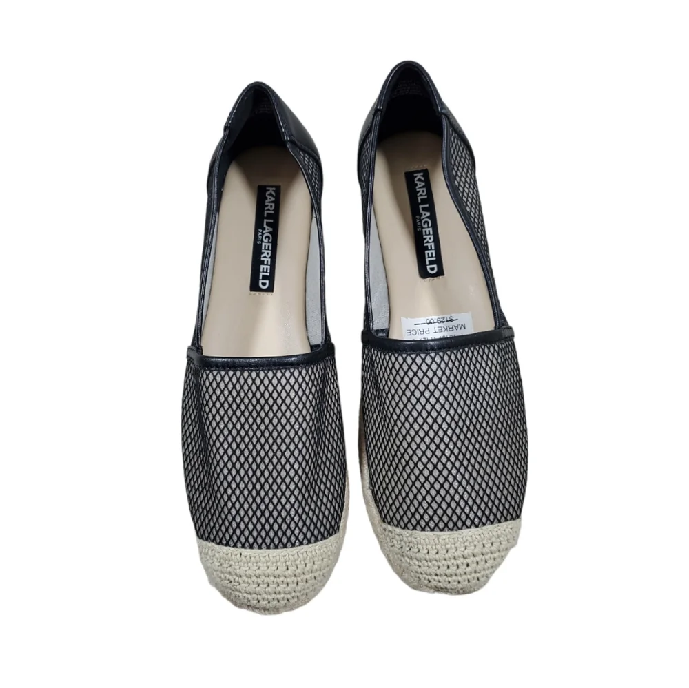 Adila Leather Platform Espadrilles
